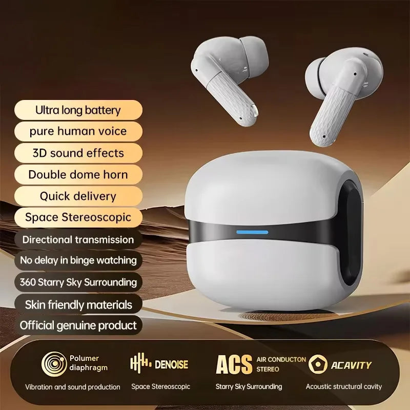 True Wireless Earphone Bluetooth Headphones TWS Mini Earbuds 13mm Large Horn Headphones HIFI Sound Earphones For IPhone Samsung