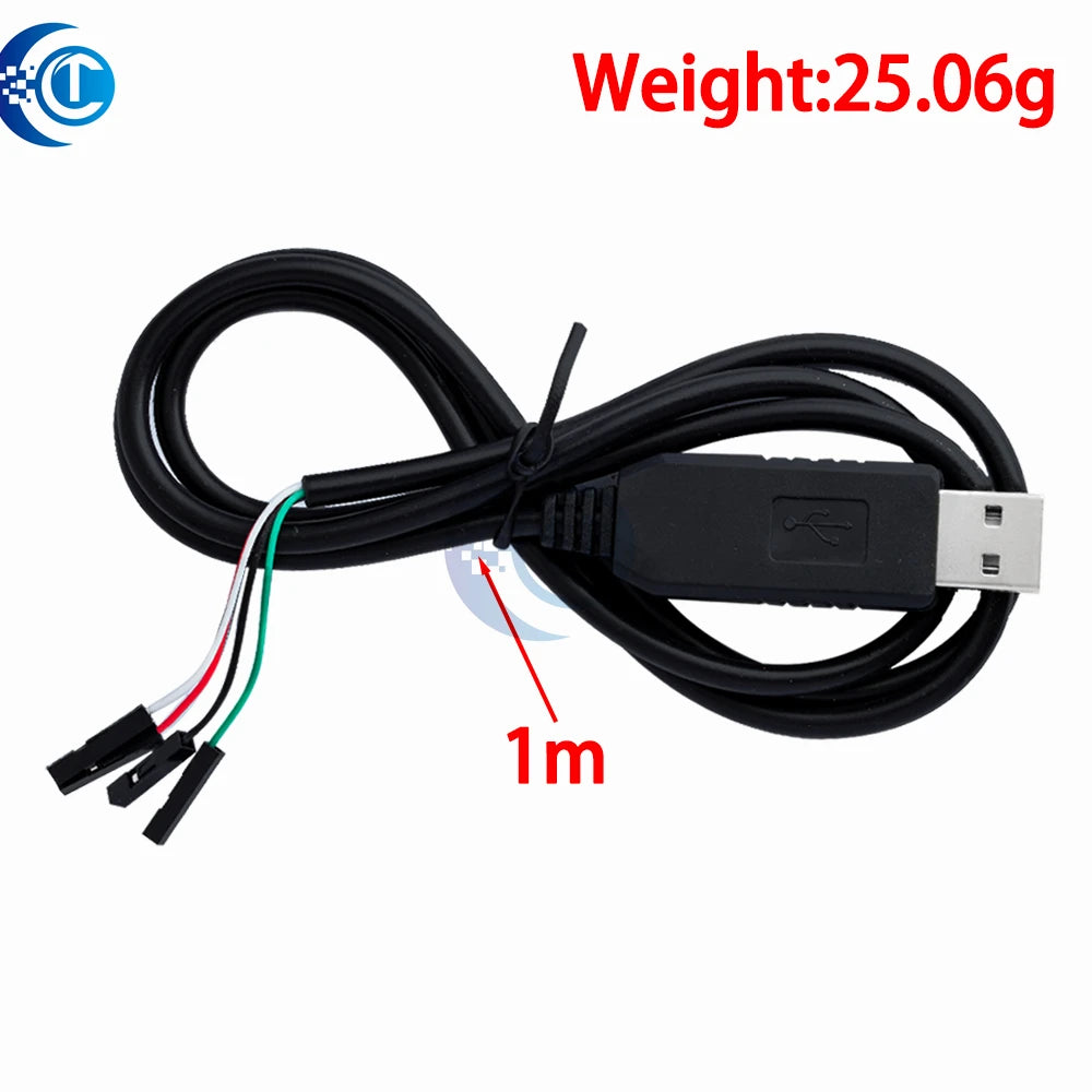 USB to COM Module Cable: USB to RS232 TTL UART Auto Converter with PL2303HX