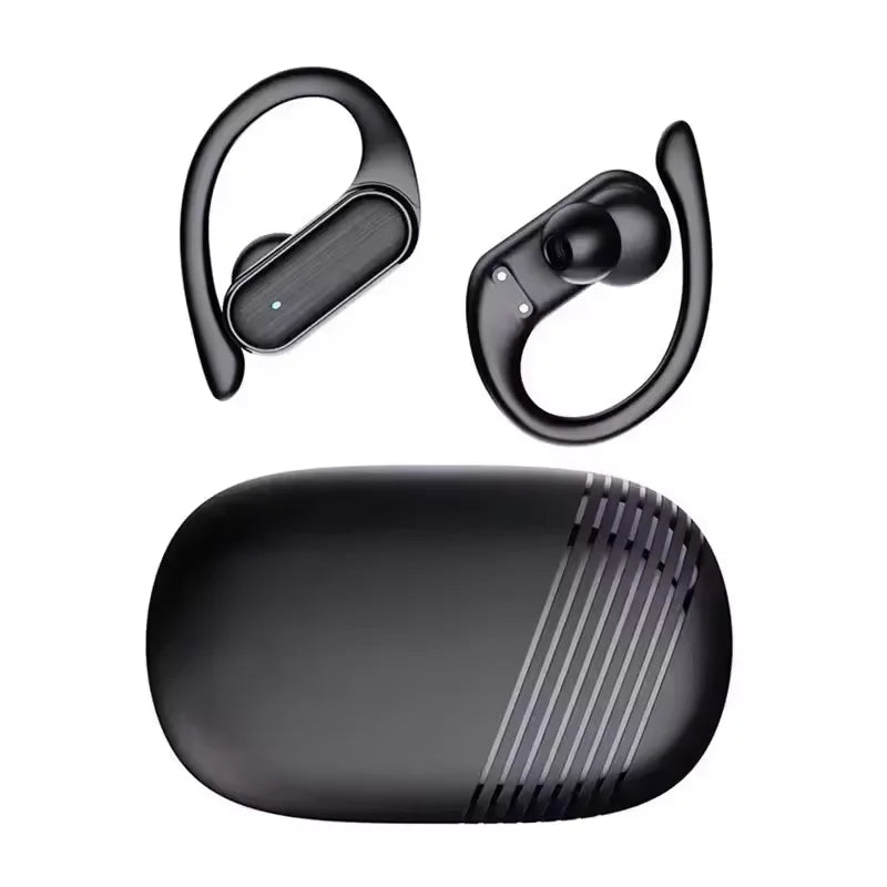 Original Bluetooth 5.3 Earphones TWS Wireless HiFi Headphones Ear Hooks Running Sports Call Game Headset LED Display